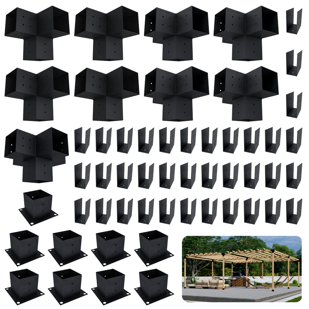 Kit de pergola autoportante 14x20 avec toit