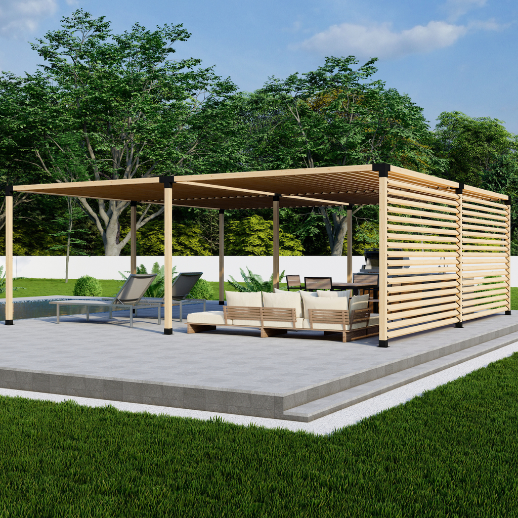 Pergola Shelter Kit - For Any Size Wood Pergola