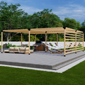 Kit for a DIY Pergola With Roof