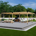 Kit for Building a Pergola With Roof