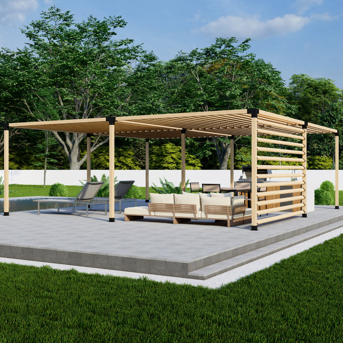 Pergola 4x4 Brackets Kit