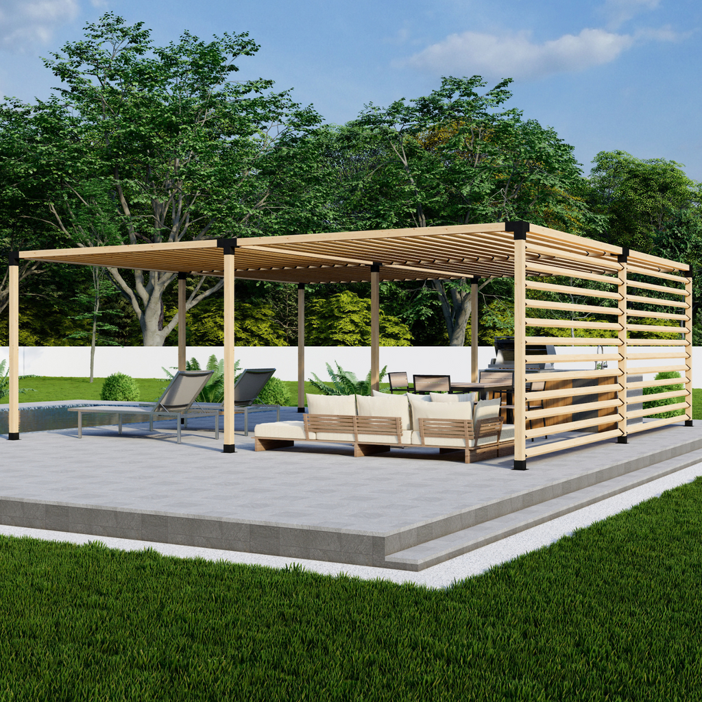 Bracket Kit for a DIY Pergola With 4x4 Posts