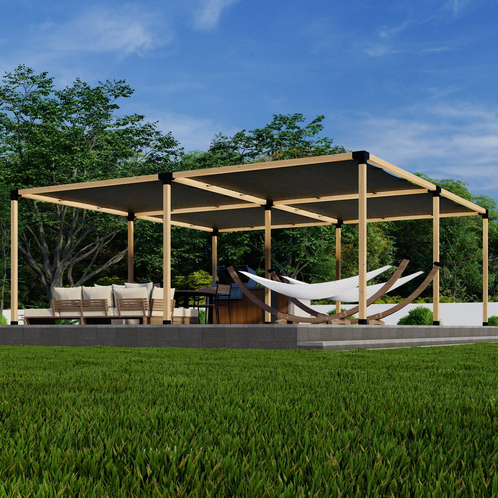 18 x 22 Pergola with Canopies