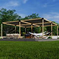 18 x 22 Pergola with Canopies