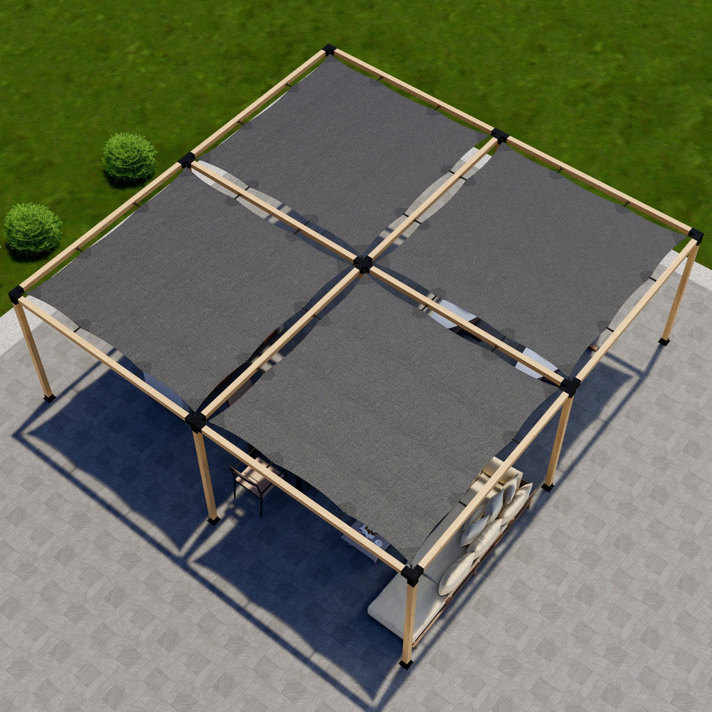 18 x 22 Pergola with Canopies