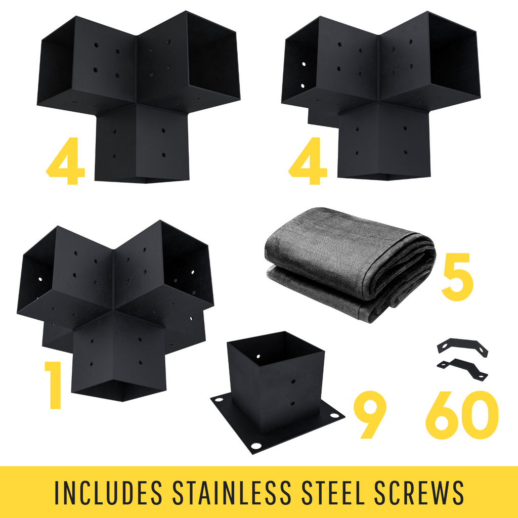 Pergola / Privacy Screen / Roof Canopies Combo Kit