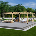Bracket Kit for a Lattice-Roof Pergola