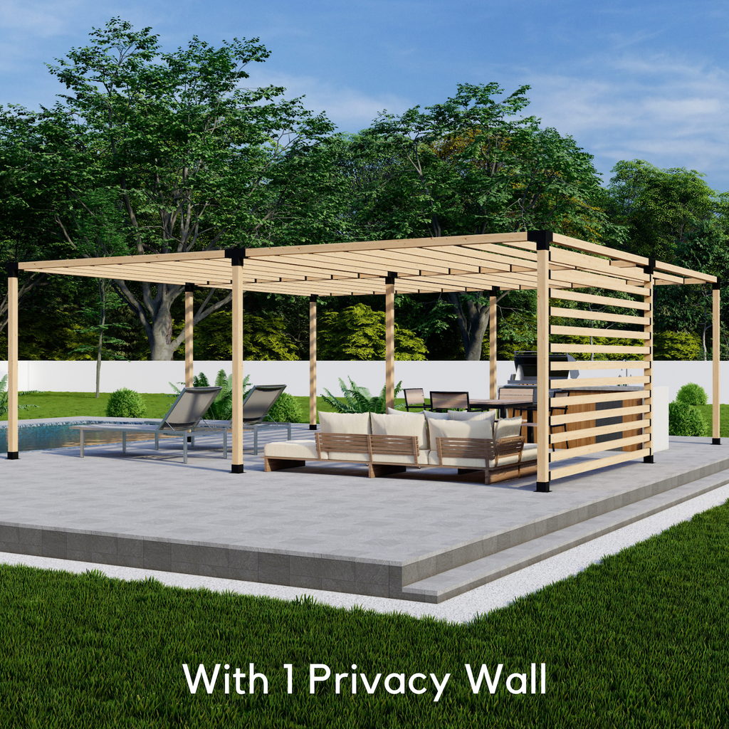 Hardware Kit for a Large Wooden Pergola