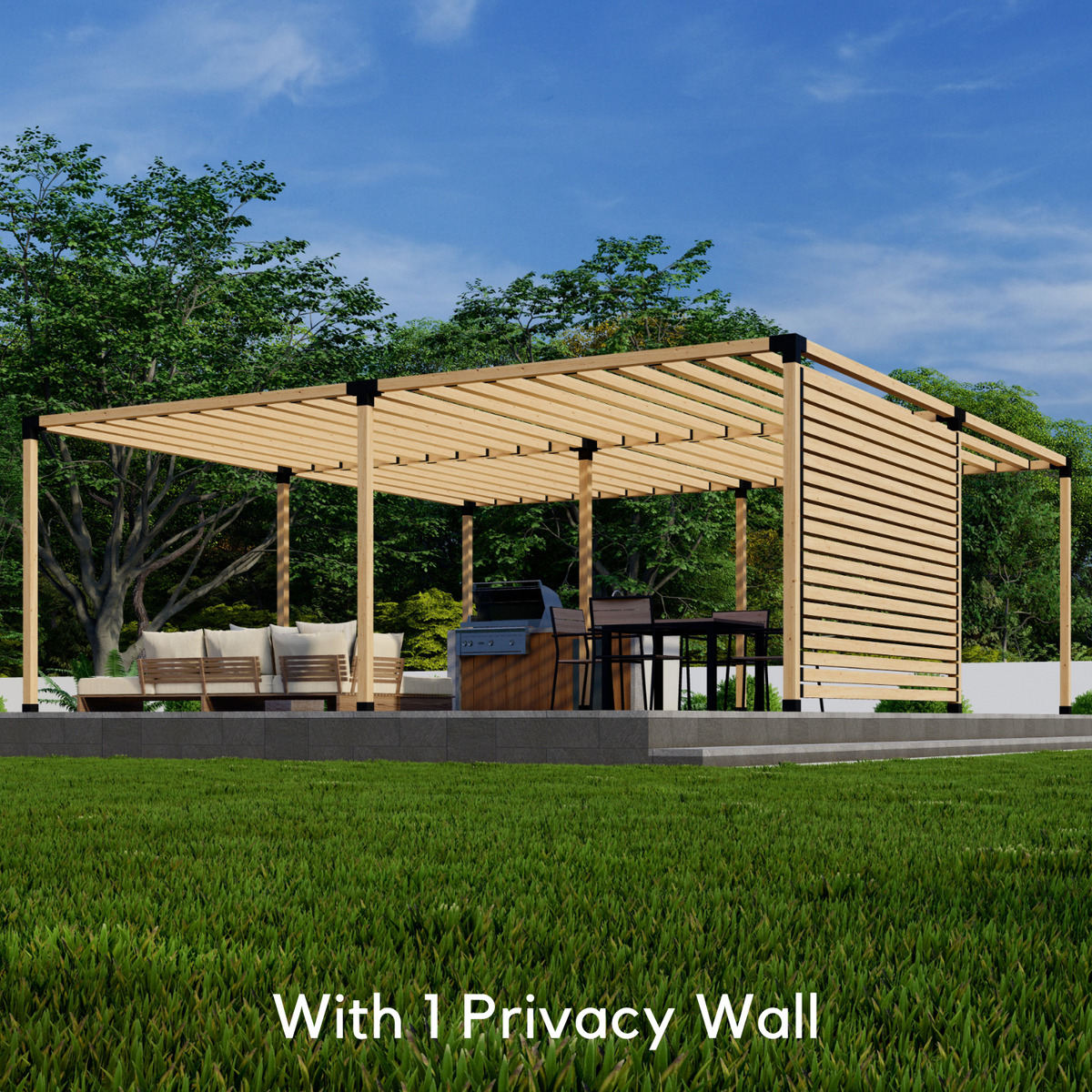 Large Patio Pergola Kit