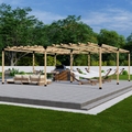 Bracket Kit to Build a Simple Wooden Pergola