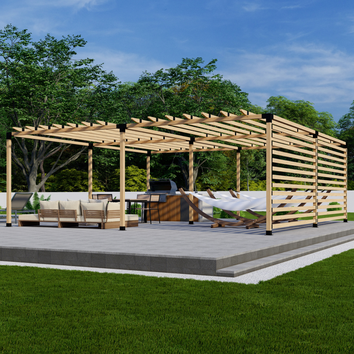 Covered Pergola DIY Kit