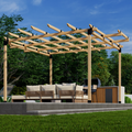 Circle Pergola Kit - For a Pergola Up to 12' x 12' With a Round Roof
