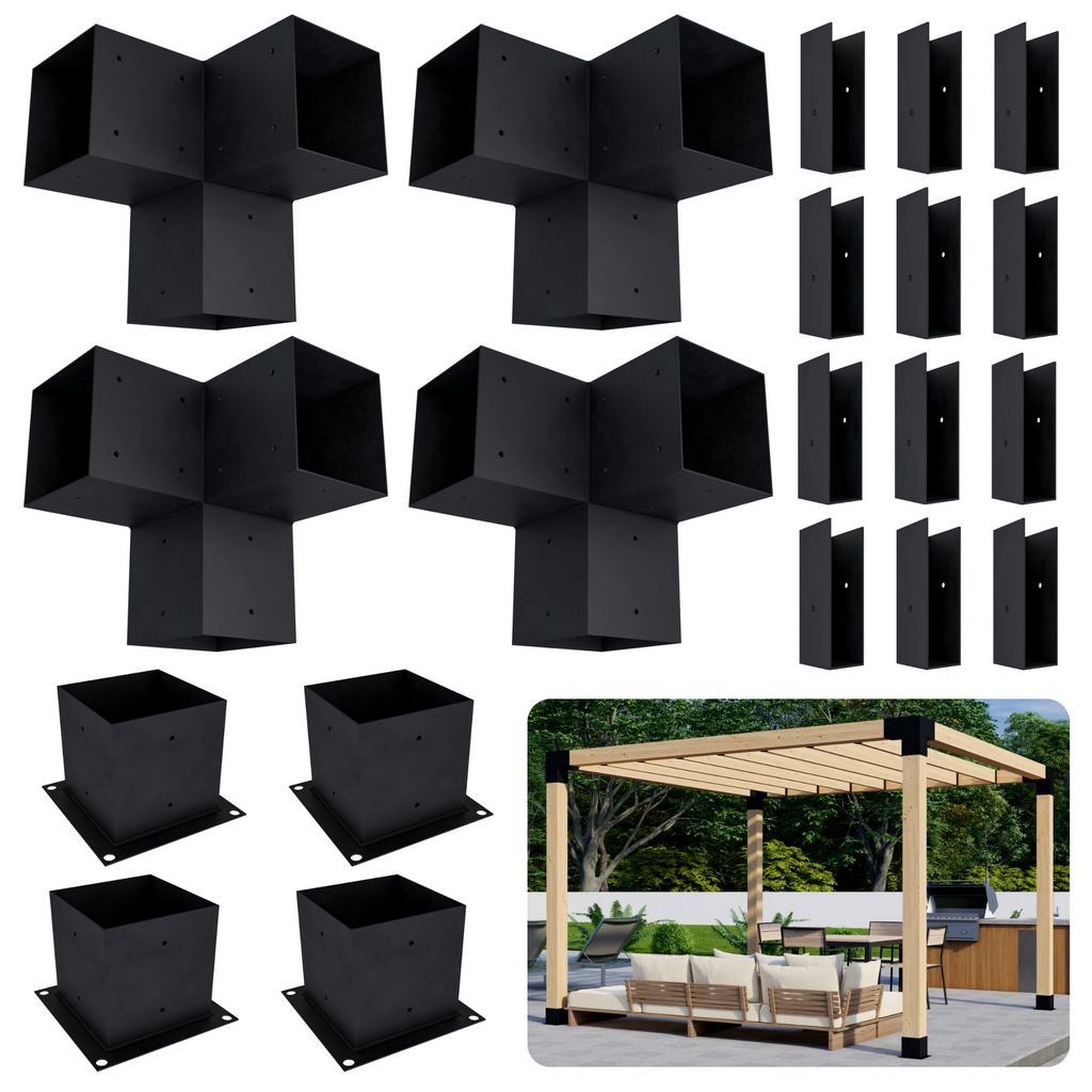 Free-Standing 11' x 9' Pergola with Roof