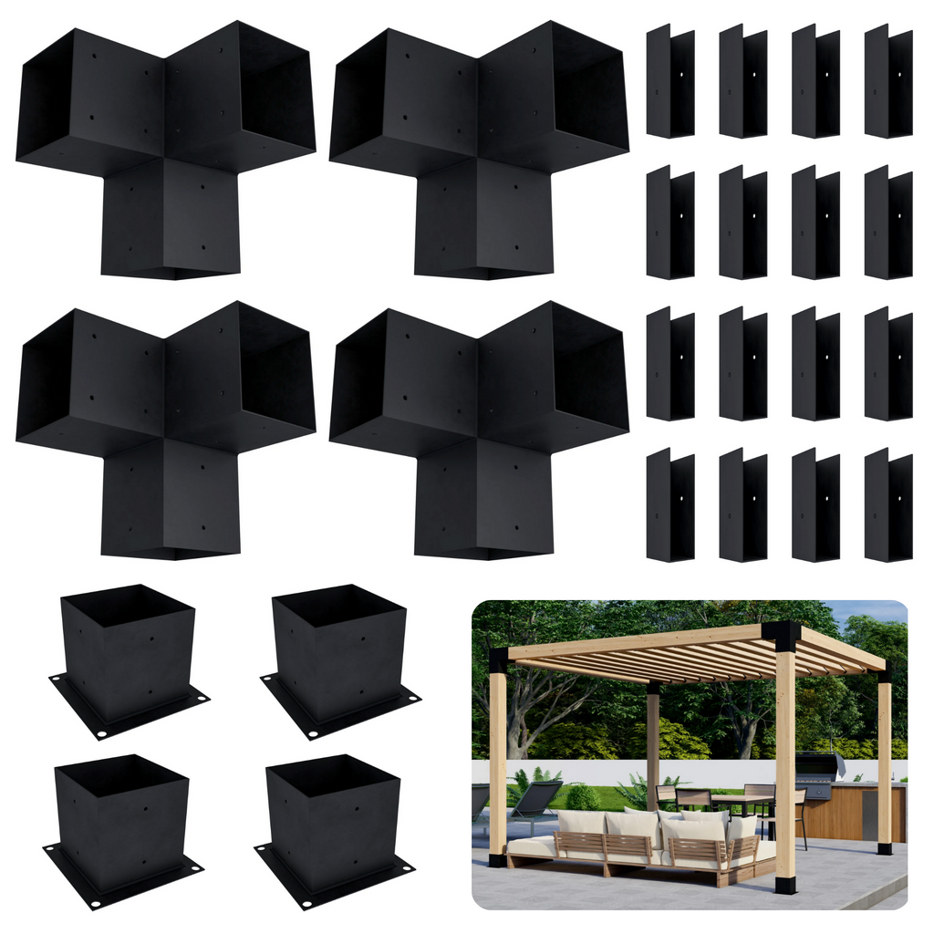 Pergola autoportante 10' x 8' avec toit