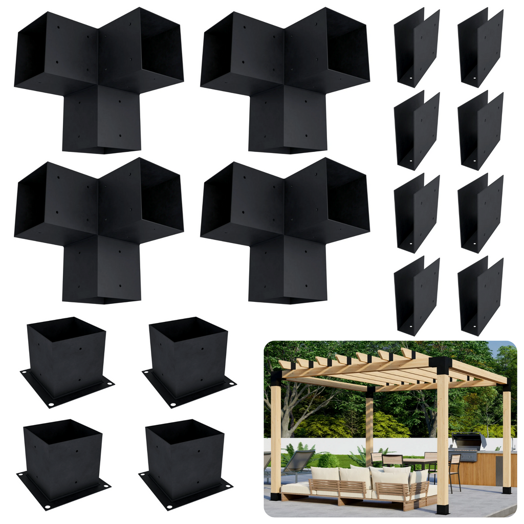 Free-Standing 6' x 6' Pergola with Roof