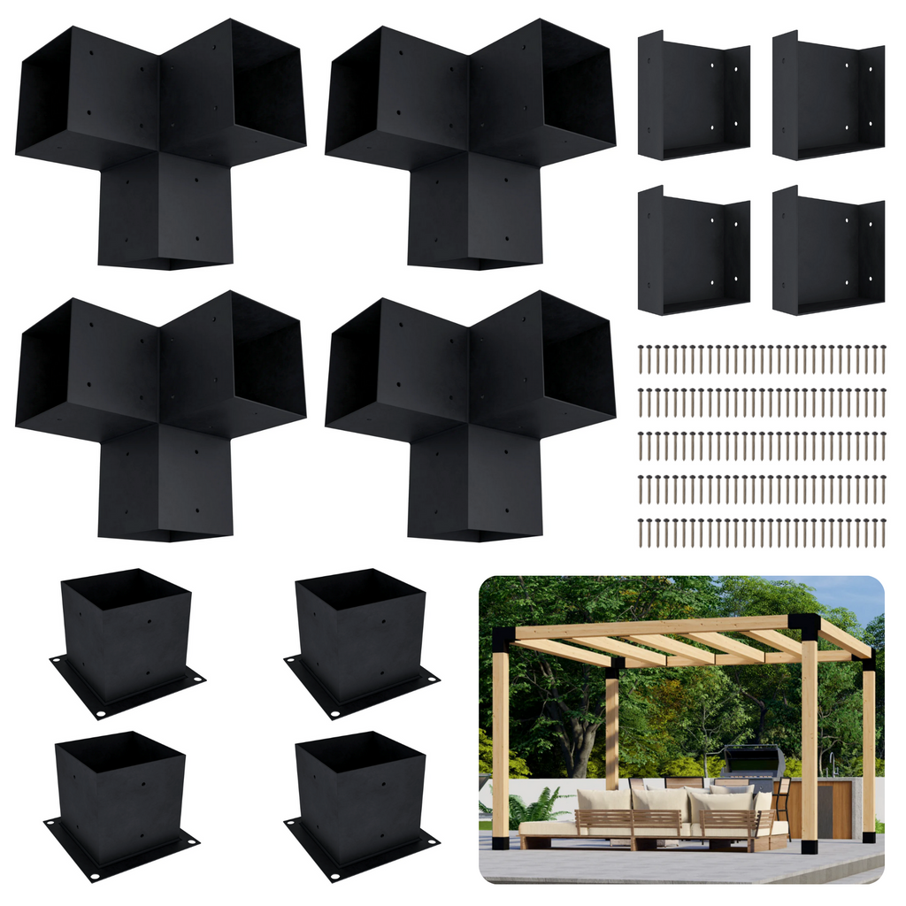 Free-Standing 10' x 6' Pergola with Roof