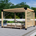 Free-Standing Covered Pergola Kit