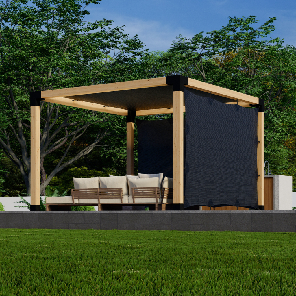 Pergola Frame Brackets + Pergola Sail Combo Kit