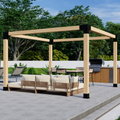 Simple Pergola Frame Kit For Any-Size Pergola