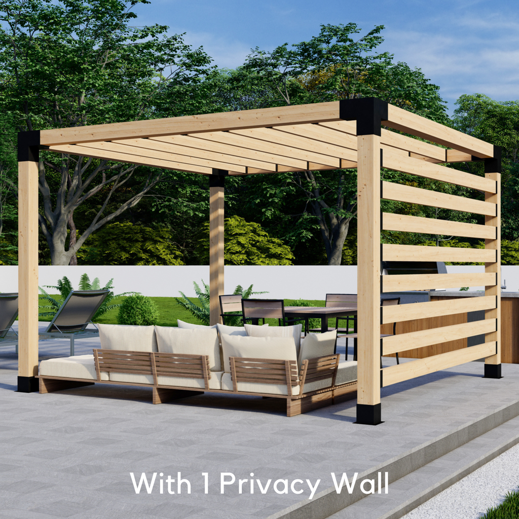 Small DIY Pergola Kit - For Free-Standing Pergola Any Size Up to 12' x 12'