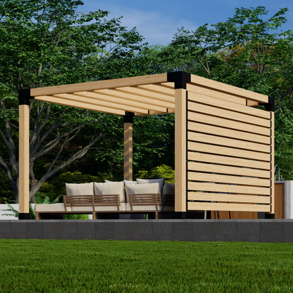 Mini Pergola Kit - For Free-Standing Pergola Any Size Up to 12' x 12'