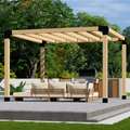 Bracket Kit for a Metal and Wood Pergola