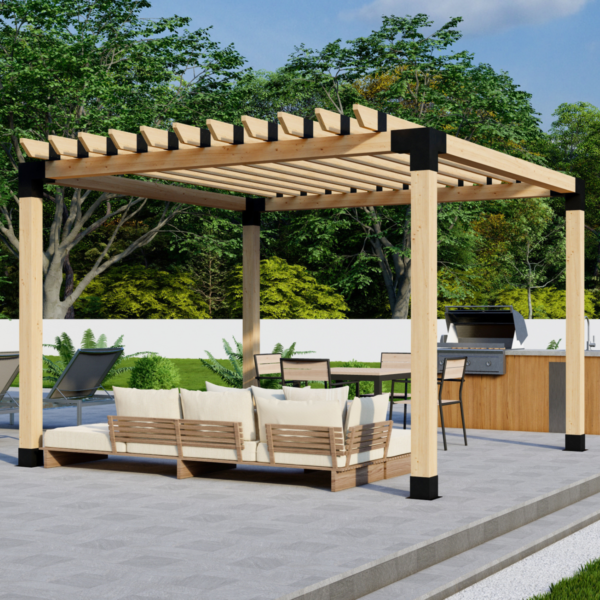 6x6 Pergola Brackets DIY Kit