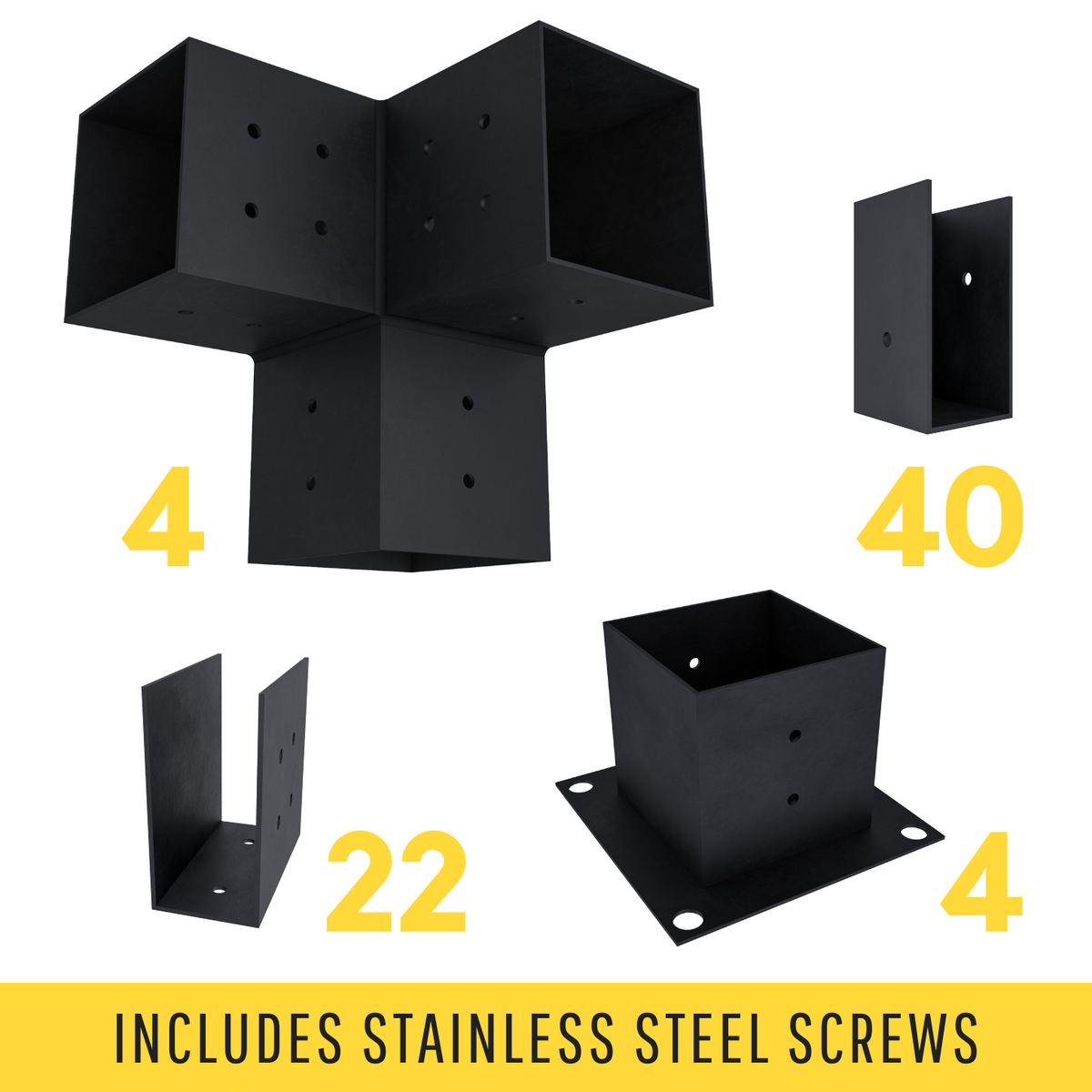 4x4 Pergola Bracket Kit