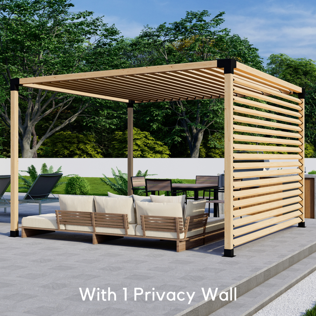 DIY Freestanding Pergola Kit