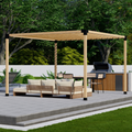DIY Kit for a Simple Pergola With Roof