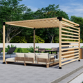 Black Pergola Brackets (4x4) Kit