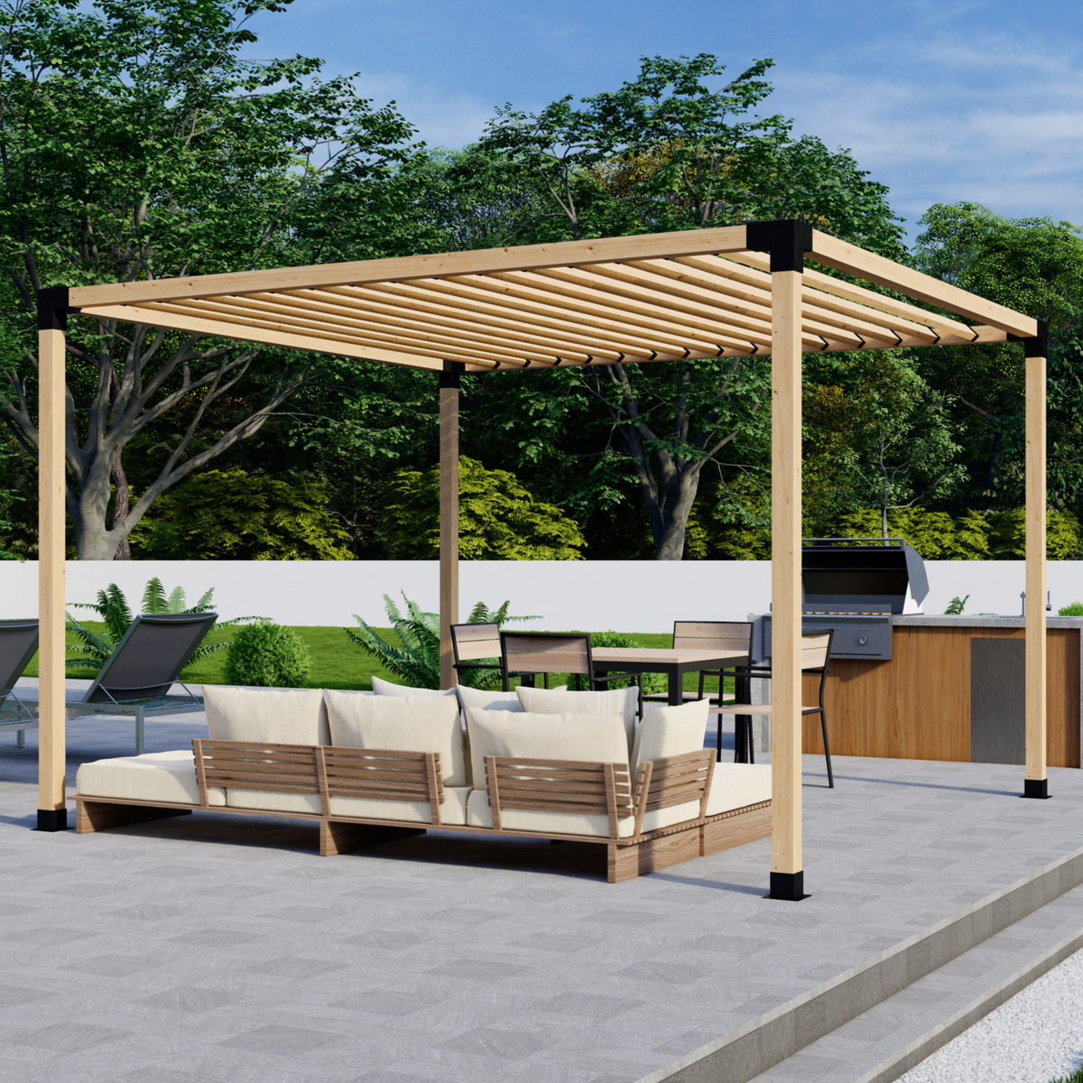 Bracket Kit for a DIY Pergola