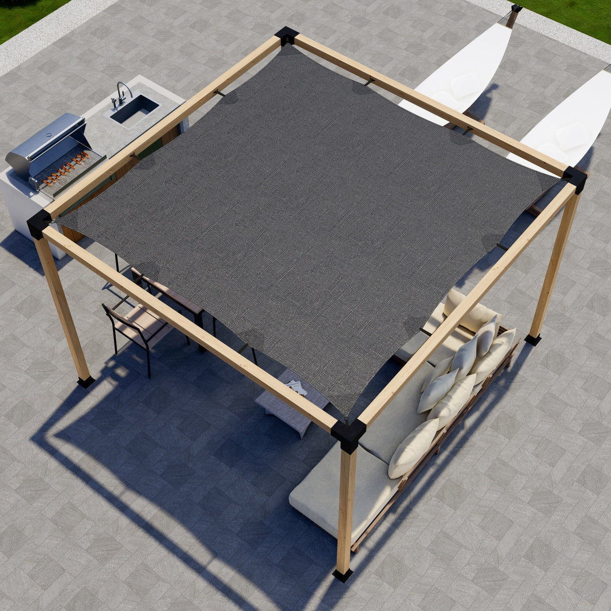 Pergola and Canopy Combo Kit