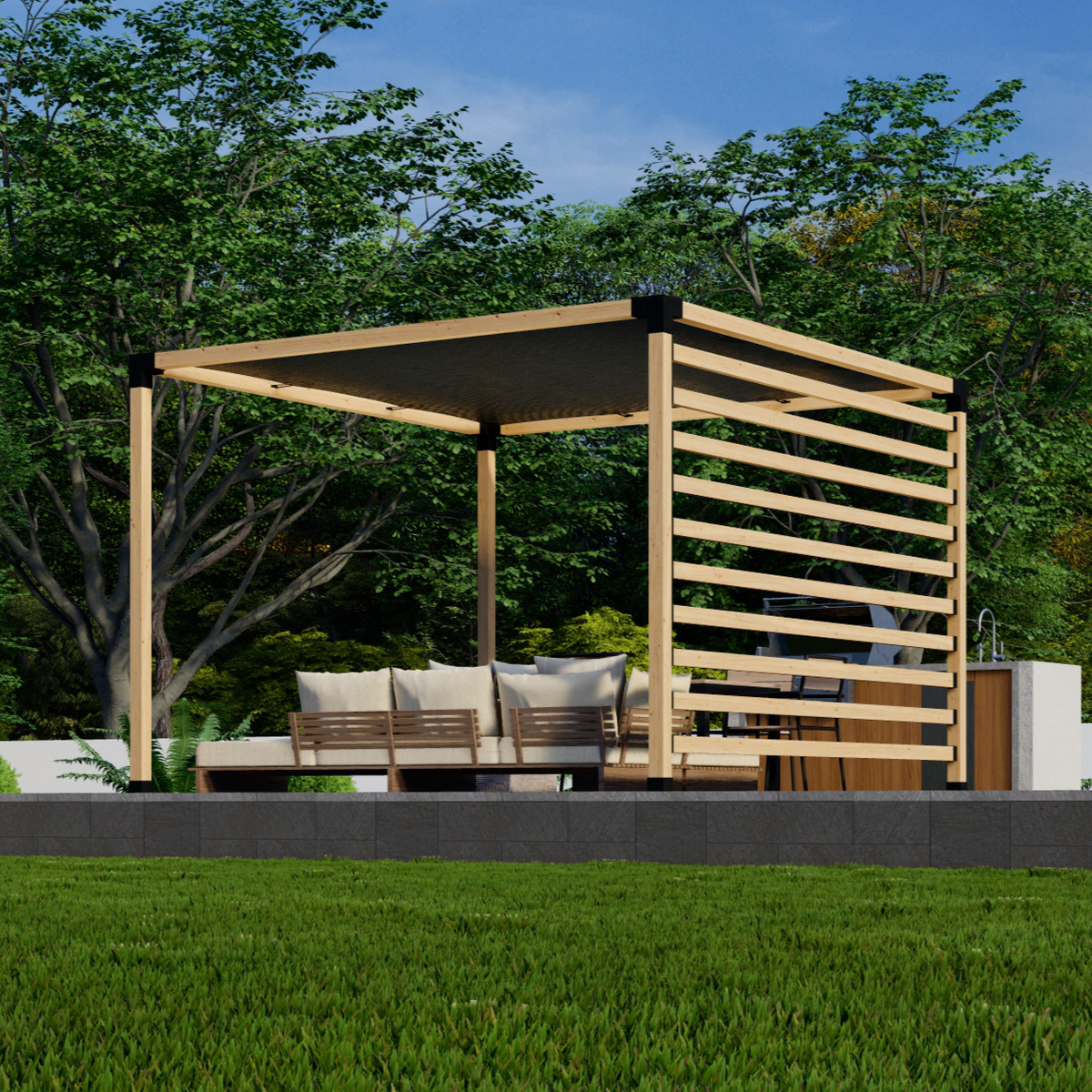 4x4 Pergola Bracket Kit for Wood Pergola