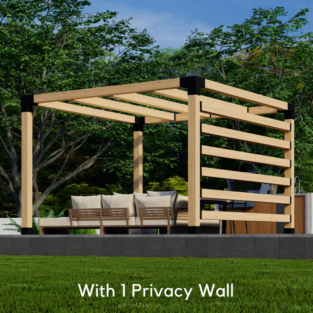 Bracket Kit for an Outdoor Wood Pergola