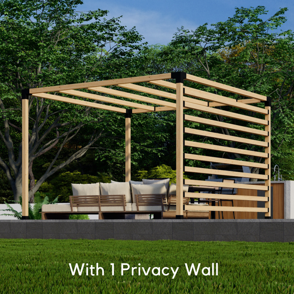 Bracket Kit for a Modern Wood Pergola