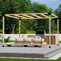 Bracket Kit for a Modern Wood Pergola