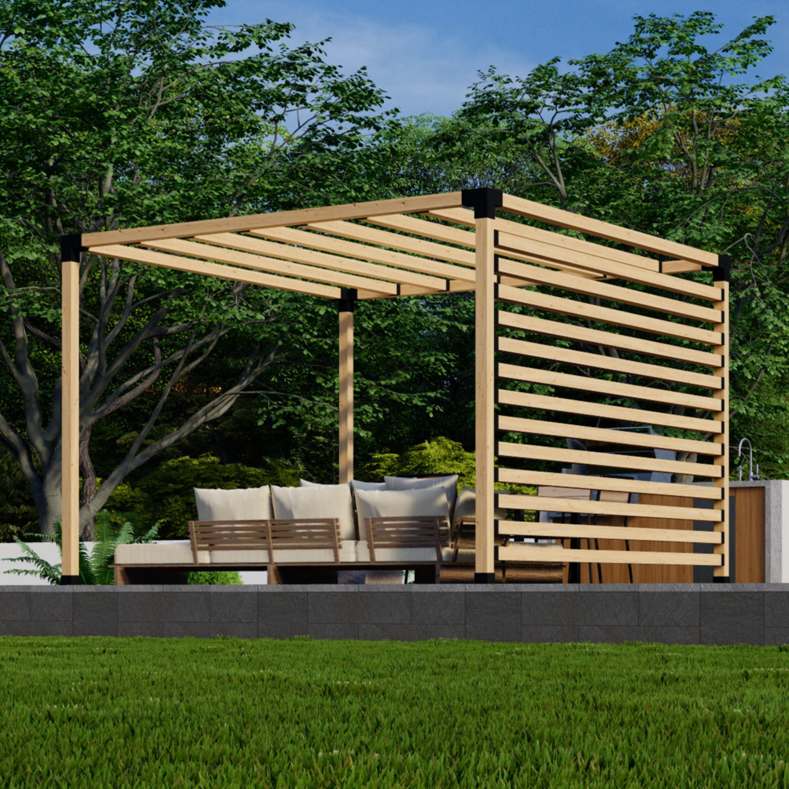 Back Yard Pergola Kit