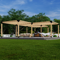 T-Shaped Pergola Kit - For a 4-Block Pergola Any Size Up to 36' x 24'