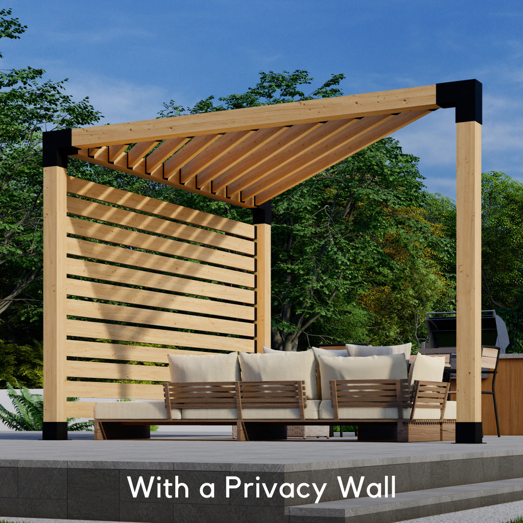 DIY Corner Pergola Kit With Roof