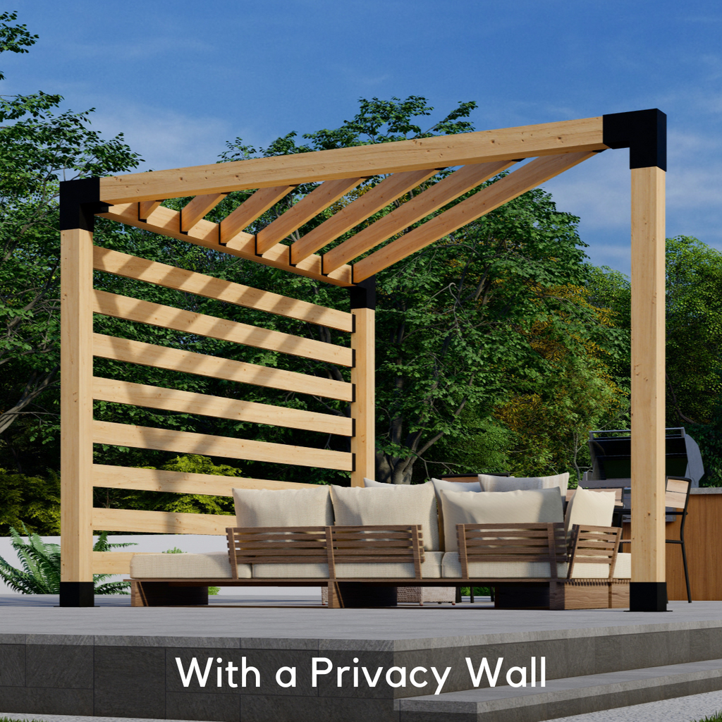 Privacy Corner Pergola Kit