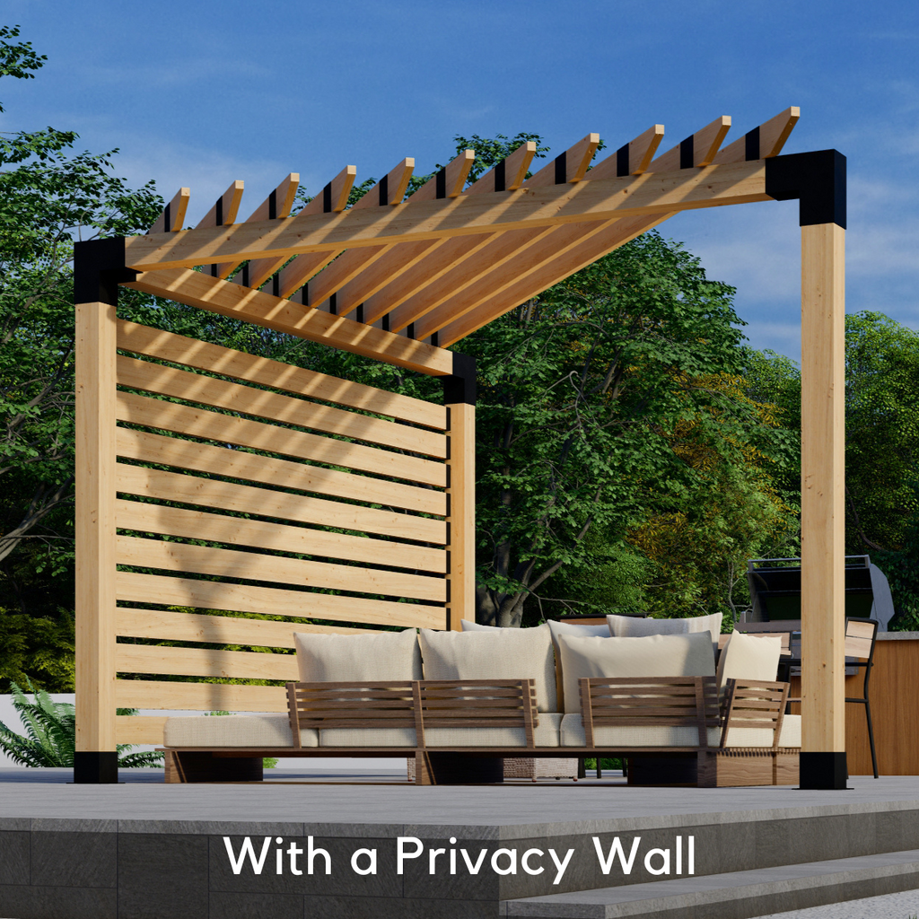 Bracket Kit for a Wooden Corner Pergola