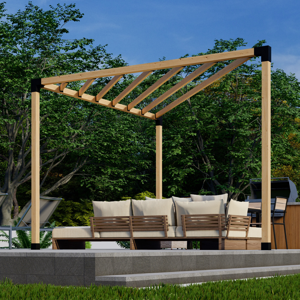 DIY Triangle Pergola Kit