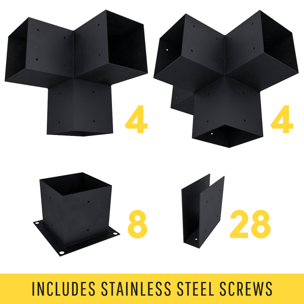 Pergola Mounts and Hardware Kit