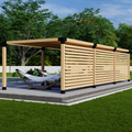 Steel Bracket Kit for Building a Wood Patio Pergola