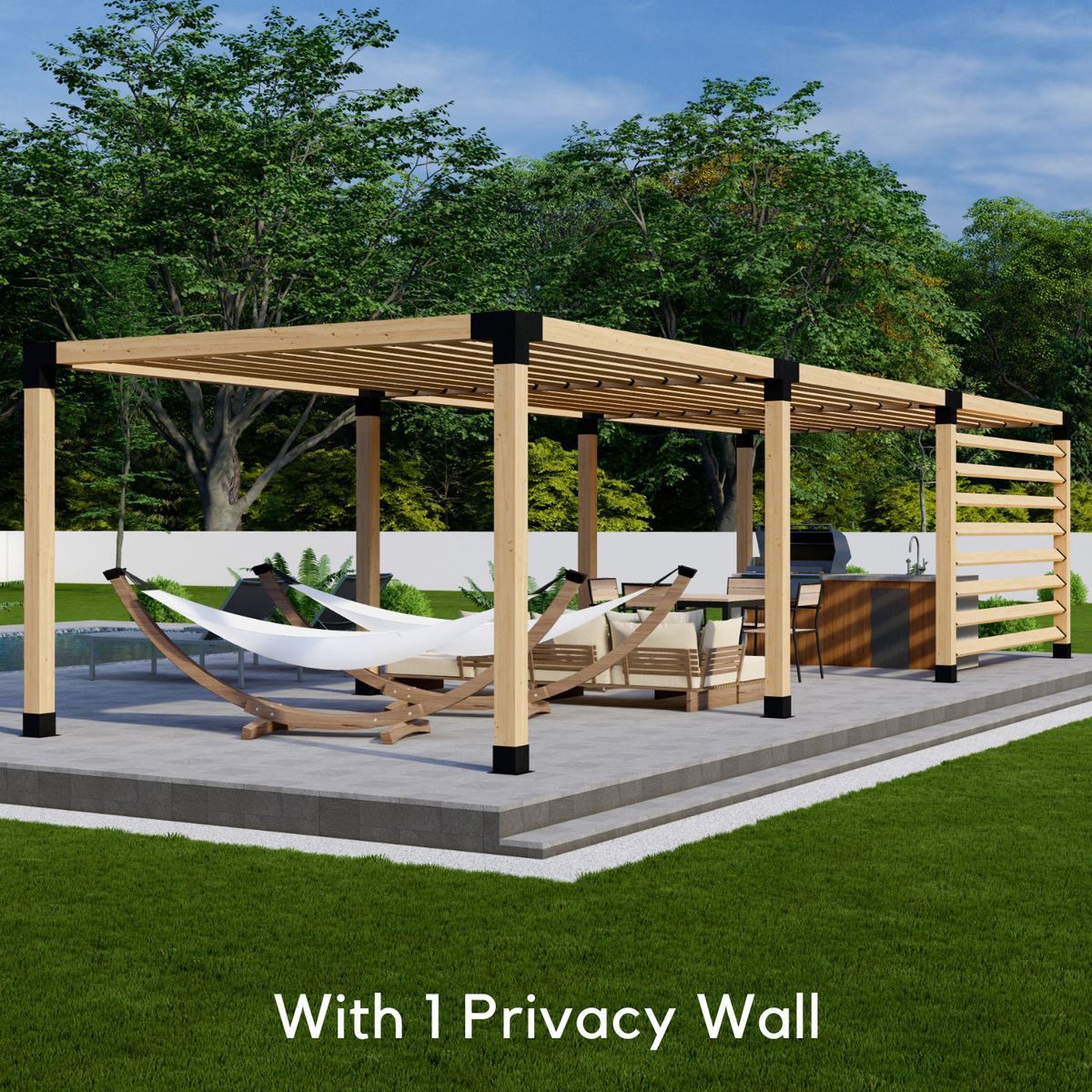 Pergola Connector Kit (Choose 4x4 or 6x6 Brackets)