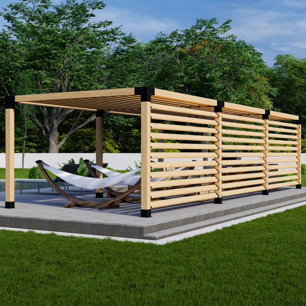 Hardware Kit to Build a Modern Wood Pergola