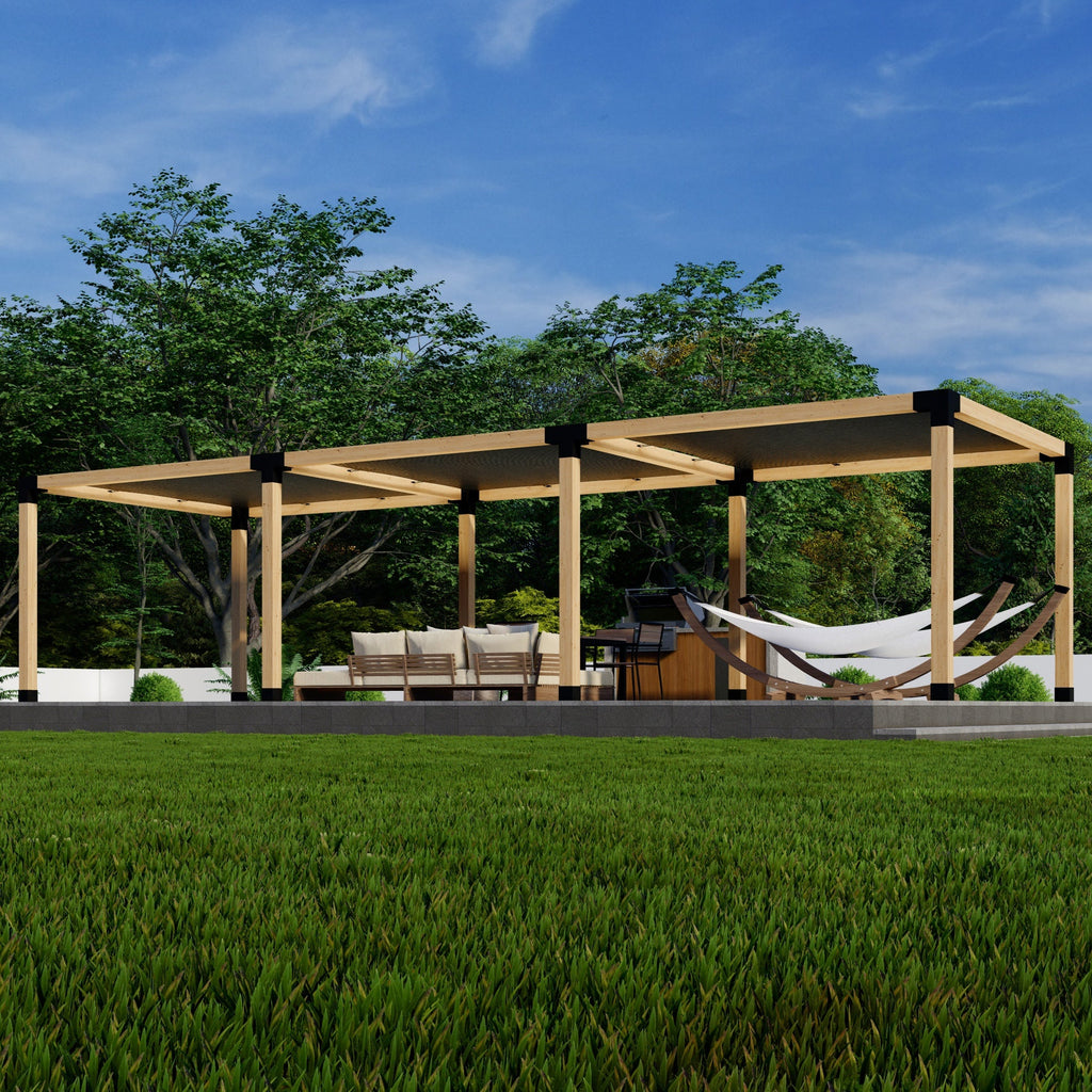 Pergola Brackets + Pergola Cover(s) Combo Kit