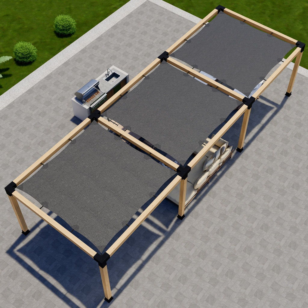 Pergola Brackets + Pergola Cover(s) Combo Kit