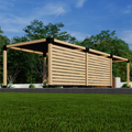 Bracket Kit for a Backyard Cedar Pergola